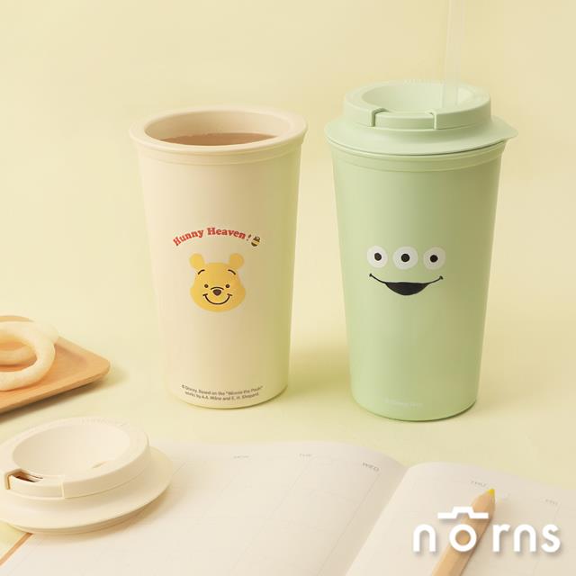 迪士尼輕巧耐熱隨行杯- Norns Original Design 小熊維尼 三眼怪 韓國製造 BPA FREE 450ml環保杯 飲料杯 咖啡杯