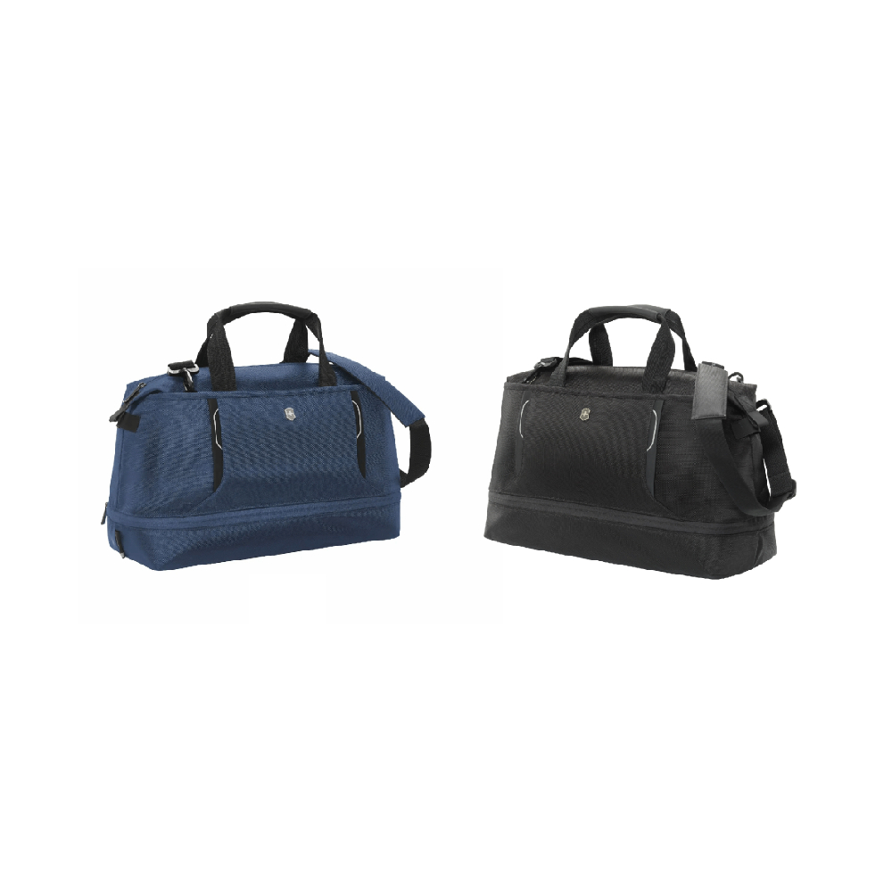 可擴充手提袋 行李袋推薦 萬用旅行袋 可掛行李箱拉桿 Werks Traveler 6.0系列-黑藍兩色-Victorinox瑞士維氏