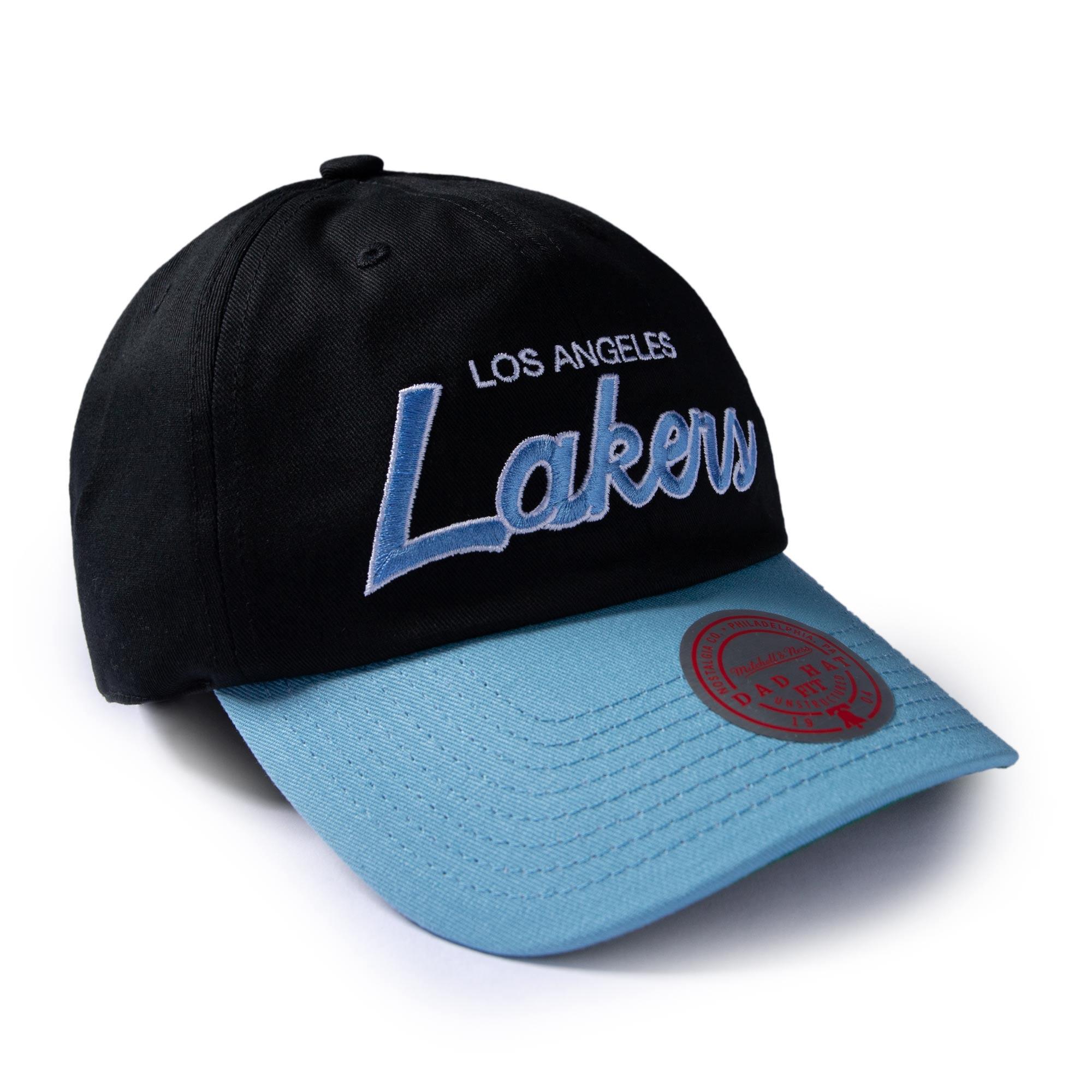 Mitchell & Ness NBA TEAM GROUND 2.0 DAD STRAPBACK CAP HWC LOS