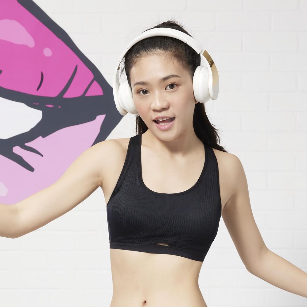 嬪婷-FTC輕涼運動系列 M-3L五星運動背心(好搭黑) BBB103BL