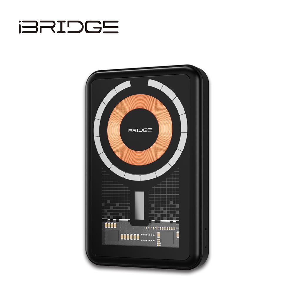 【ｉＢＲＩＤＧＥ】磁吸支架式行動電源(IBM001(10000mAh))