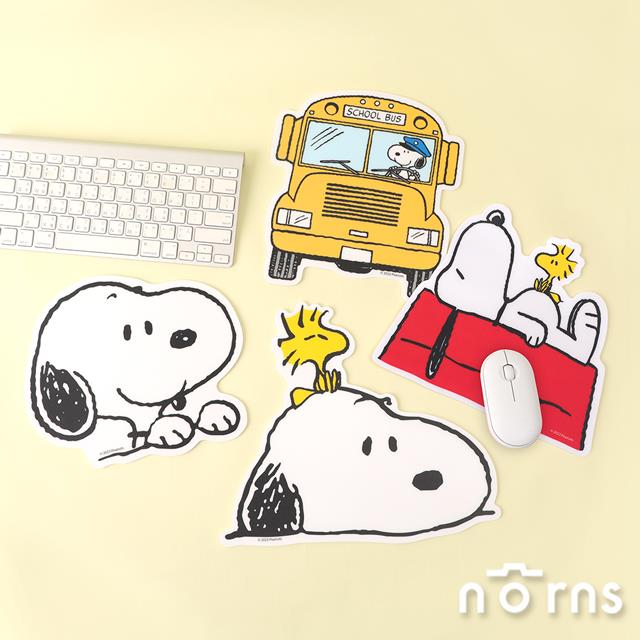 Peanuts史努比造型滑鼠墊- Norns Original Design Snoopy正版授權 電腦滑鼠墊 桌墊