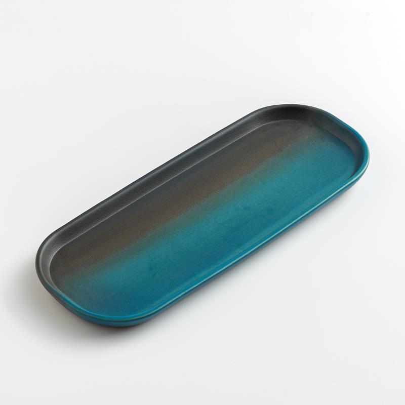 Ice Crack 23cm Ceramic Plate