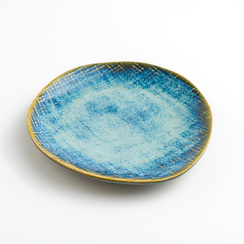 Azure 13cm Ceramic Shallow Bowl