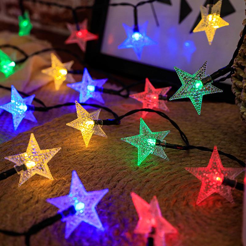 LED 星星燈串附IC閃爍(100燈)-彩光/暖白(USB)