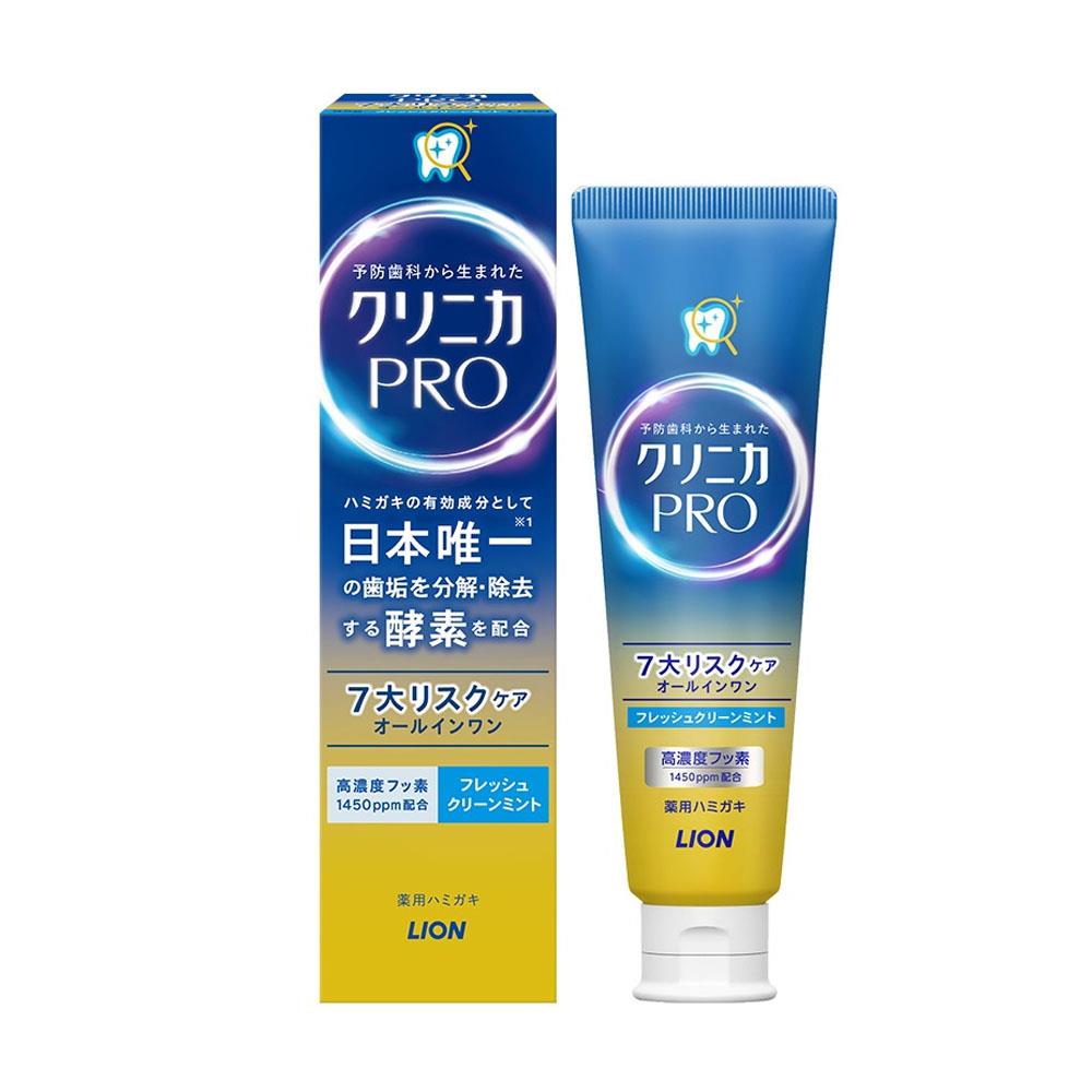 日本獅王固齒佳Pro酵素全效牙膏晨淨薄荷95g