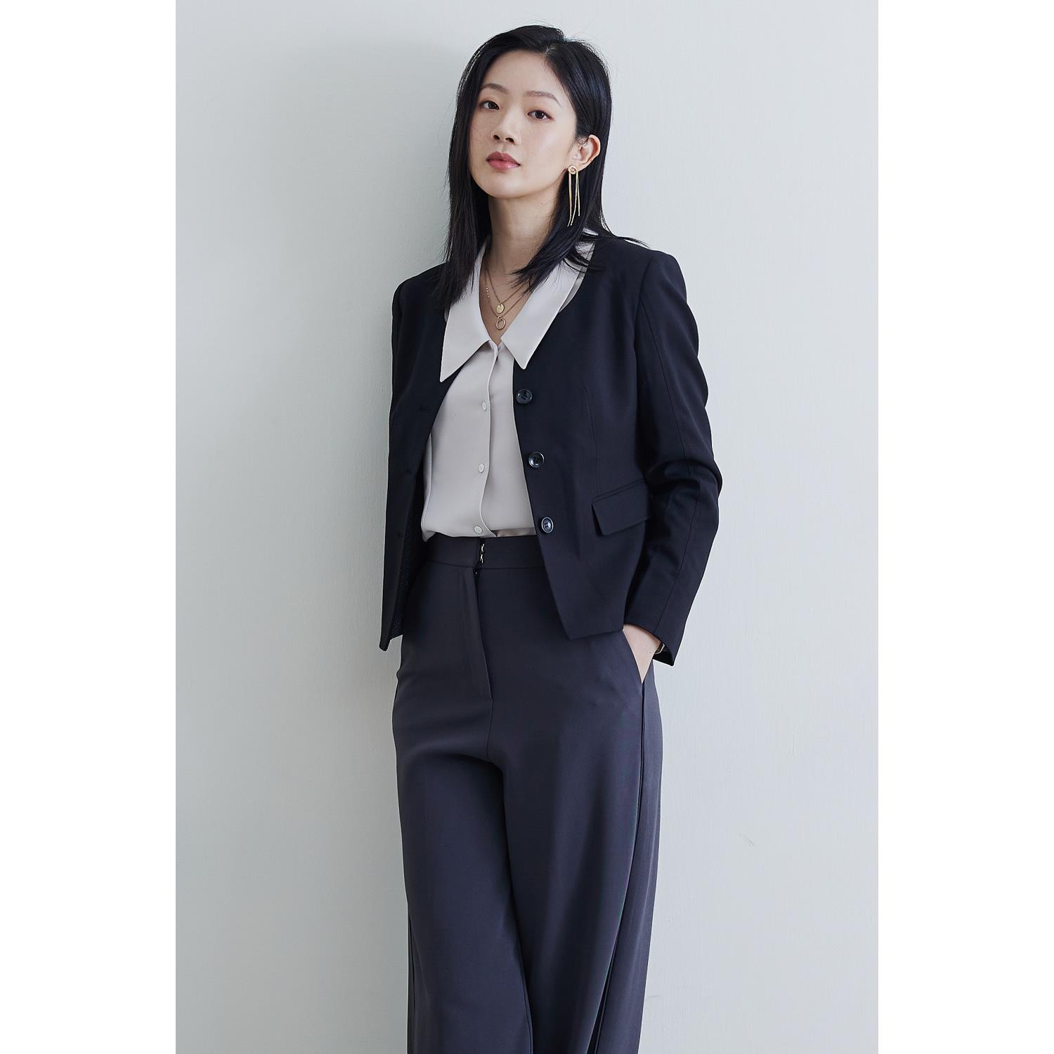 SST&C #網路獨賣款設計款圓領女裝西裝外套 | 7162204002 (outlet)