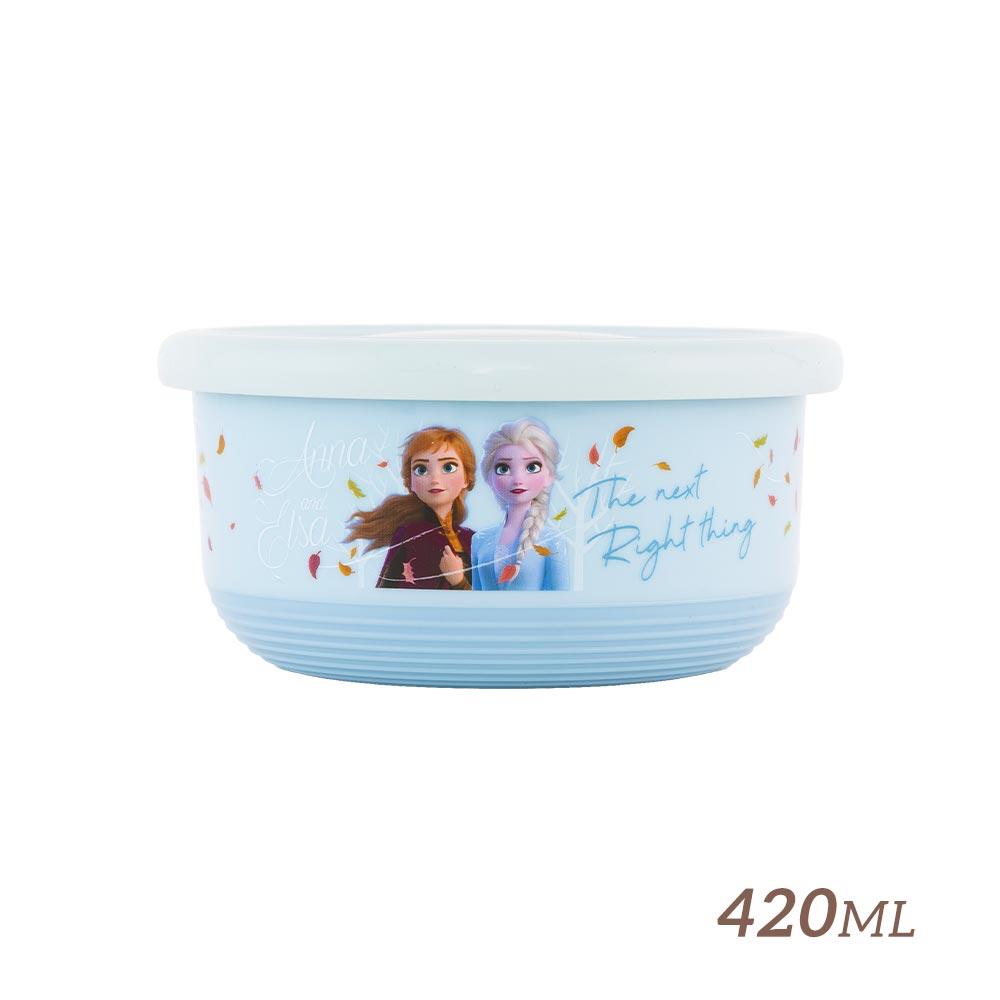 【HOUSUXI】迪士尼冰雪奇緣系列-不鏽鋼雙層隔熱碗420ml【迪士尼新品開箱↘77折起】＜售價已折＞
