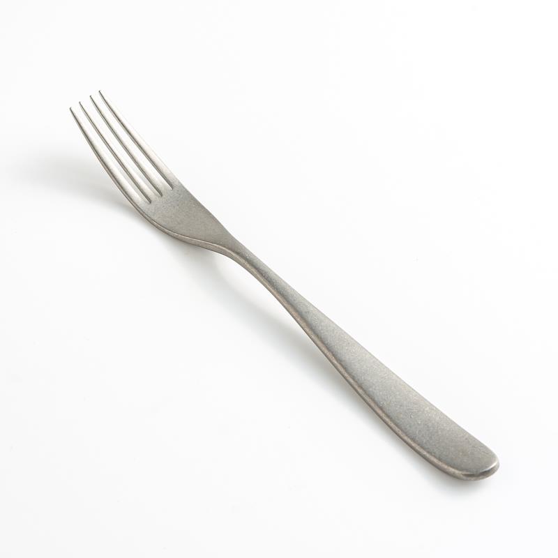 日式 極簡流線 21cm 不銹鋼主餐叉│單品