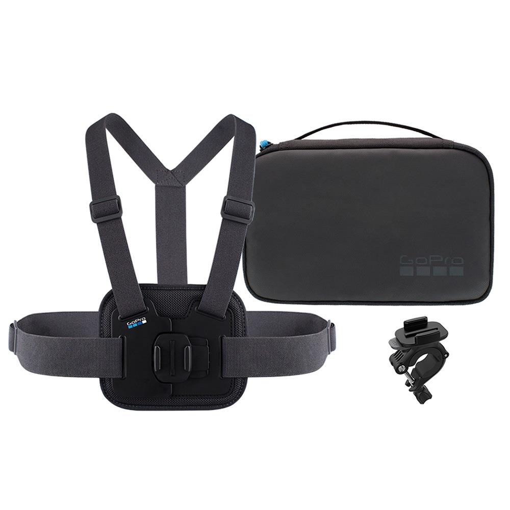 GoPro 運動套件組 (胸前綁帶+把手座桿滑雪桿固定座+收納包) AKTAC-001