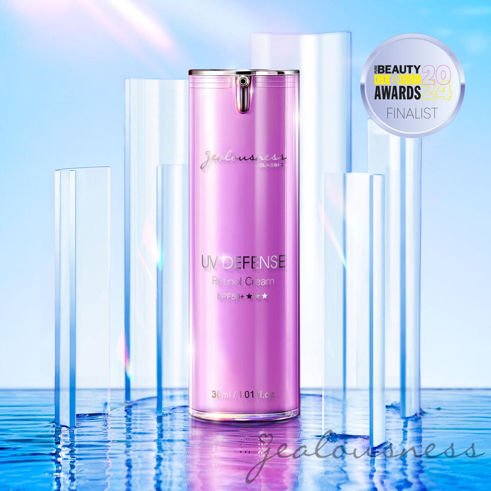 【小明星大跟班推薦】鳶尾花A醇防曬素顏霜SPF50+★★★30ml（紫色防曬霜）