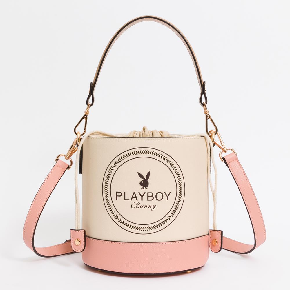 PLAYBOY-圓桶包 Viva⁺系列-粉色(531-3204-12-6)