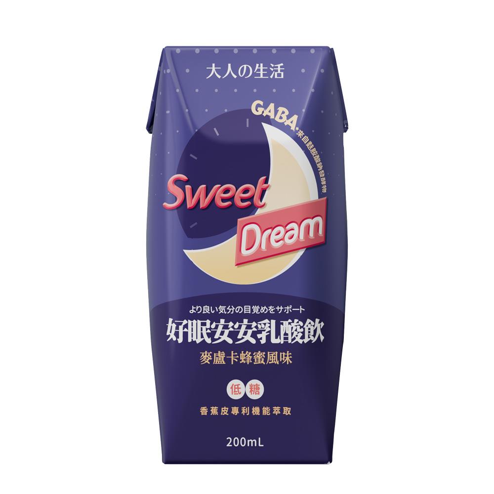 大人の生活 - 好眠安安晚安乳酸飲(200ml/瓶)(6瓶/組；4組/箱)