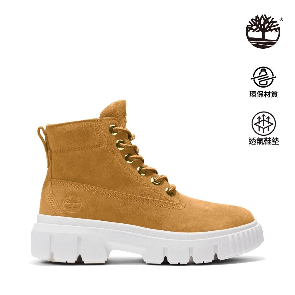 Timberland 女款小麥色磨砂革休閒靴|A5P2D231