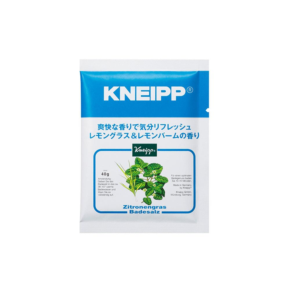 82折【任6入$399】｜Kneipp克奈圃 香蜂草放鬆鹽泉浴鹽(日本限定版)40g