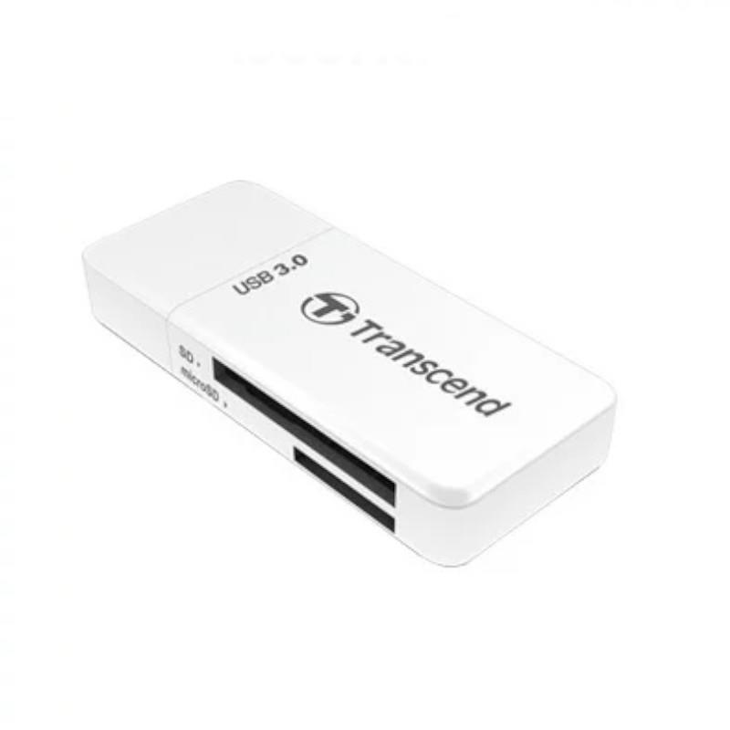 創見 讀卡機 F5 白色 USB3.0