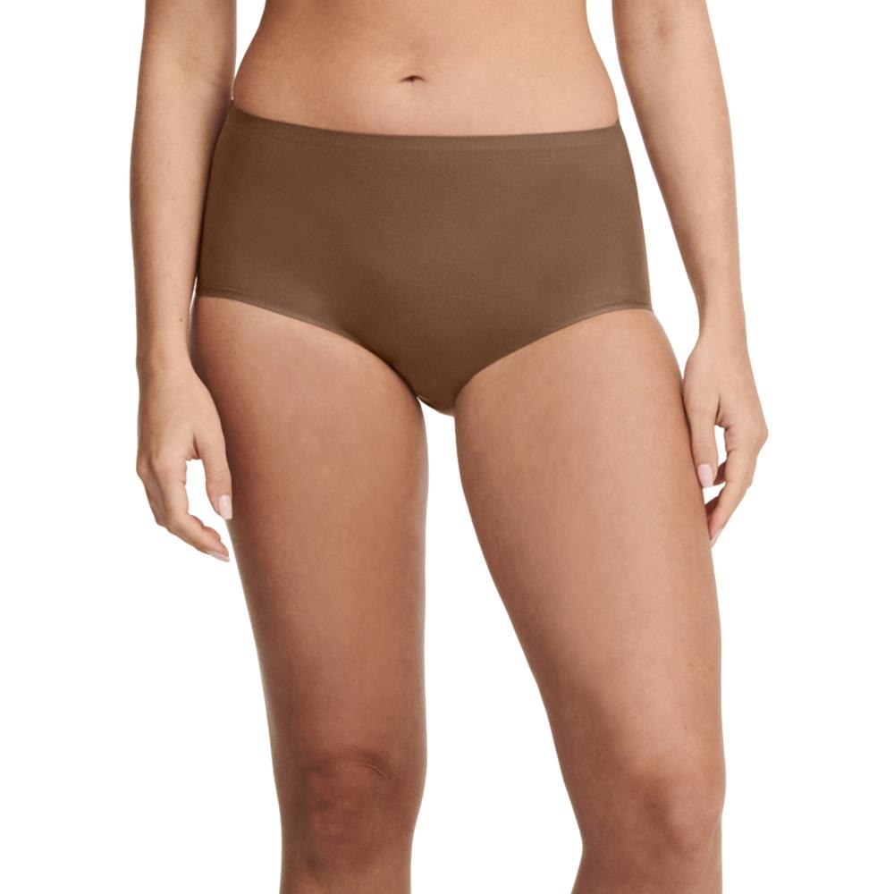 【Chantelle Lab】透氣涼感無痕高腰內褲>可可棕(26470_02E)【Soft Stretch】