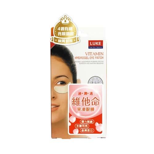 LUKE維他命果凍眼膜5入