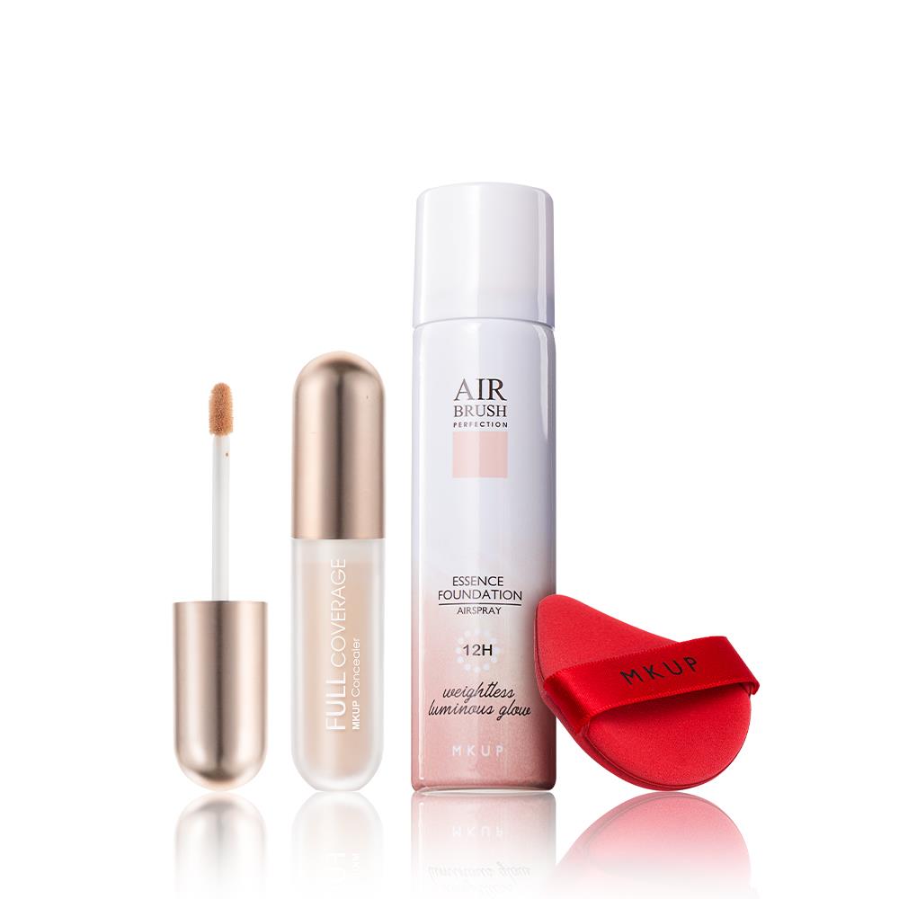 去你的瑕疵泥霧遮瑕膏+空氣感精華粉底液SPF19★★★★【贈】粉撲(竹炭粉撲/G蛋糕粉撲/三角粉撲/氣墊粉撲)隨機出貨【楊琪琪推薦】