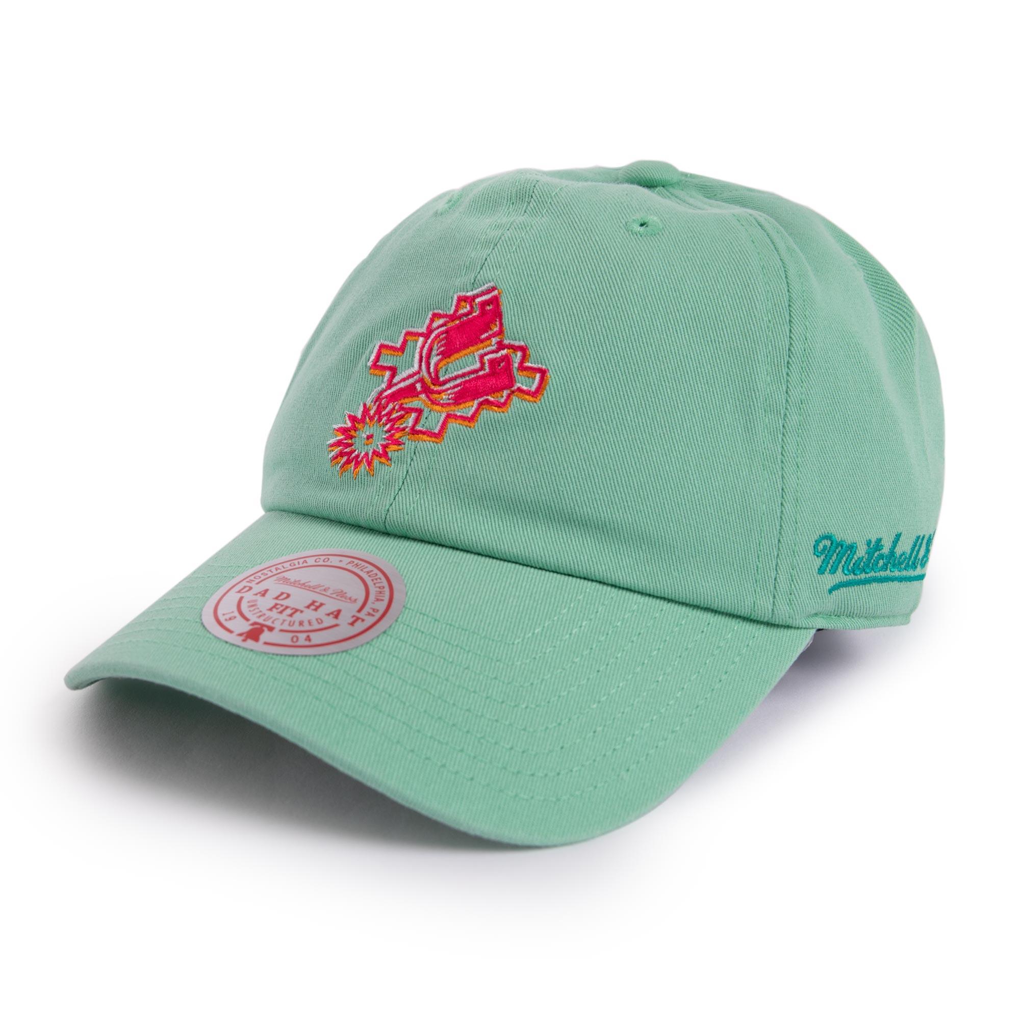 Mitchell & Ness - NBA Green Unconstructed Cap - Seattle SuperSonics Team Ground 2.0 Green Dad Cap @ Hatstore