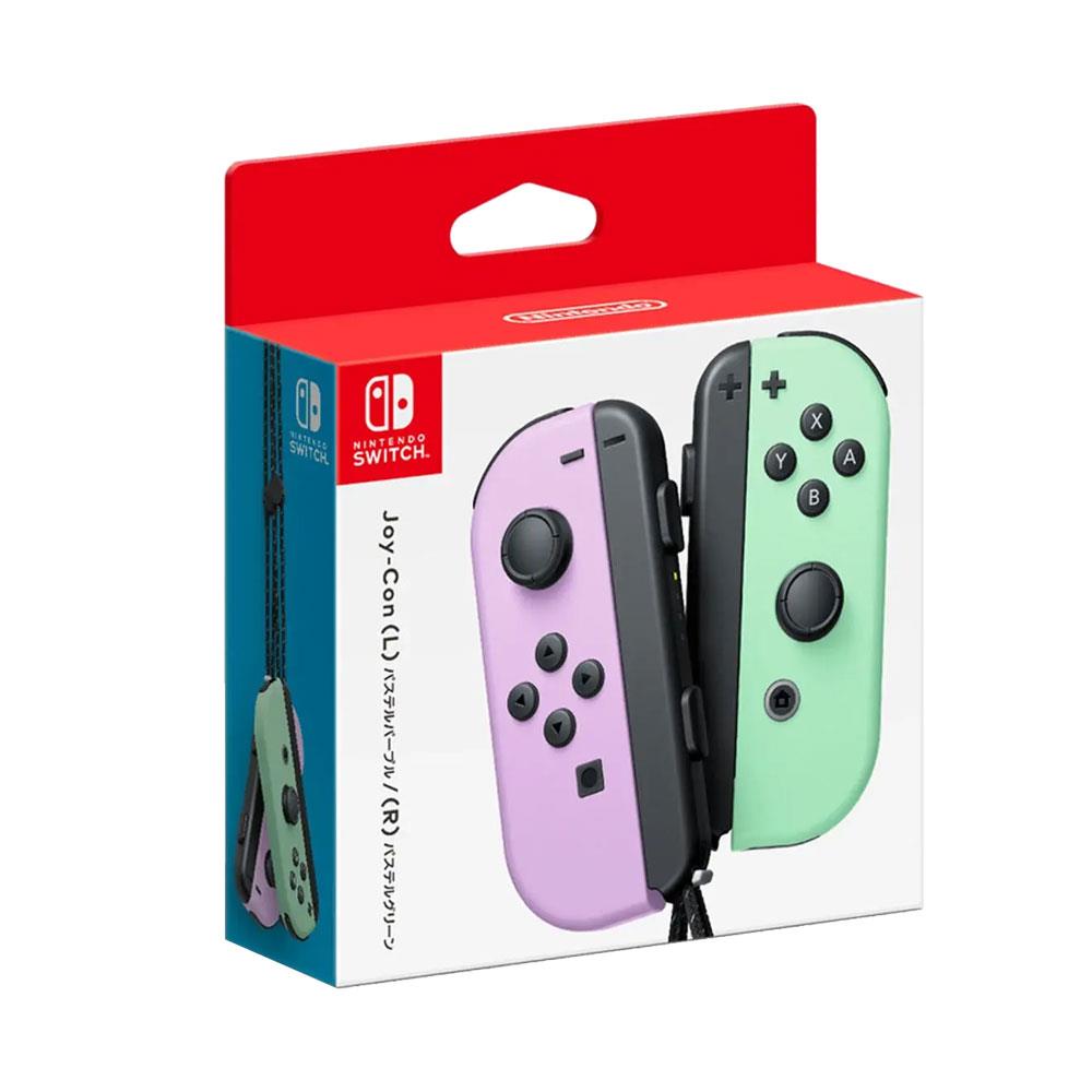 【NS周邊】Nintendo Switch Joy-Con (L/R)【淡雅紫/淡雅綠】《台灣公司貨》