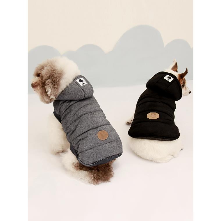 寵物冬季保暖鋪棉連帽羽絨服