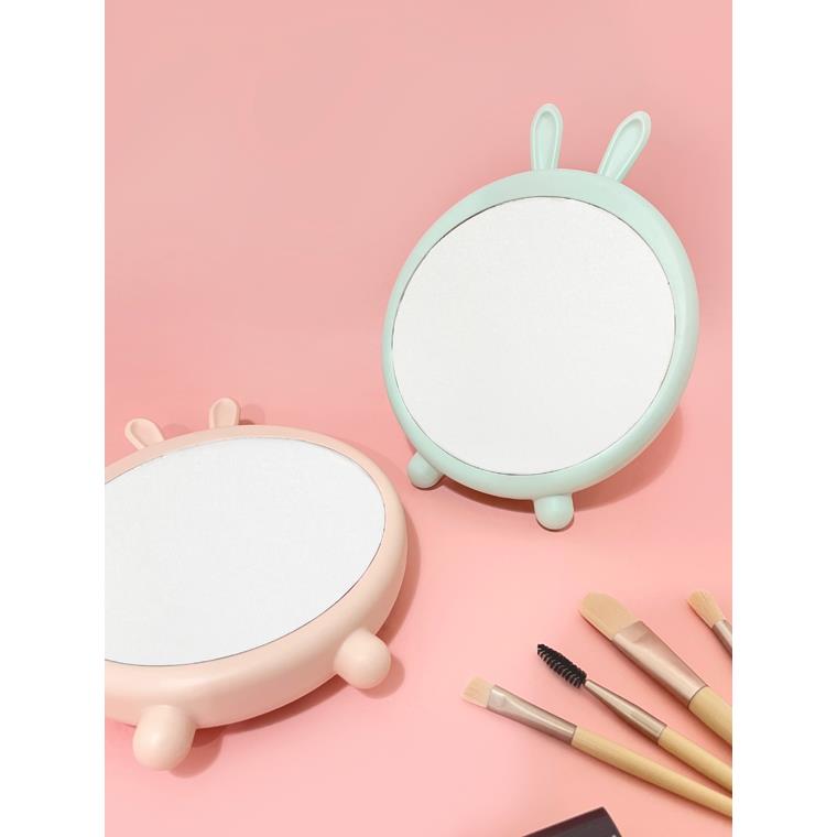 兔耳朵造型桌面化妝鏡