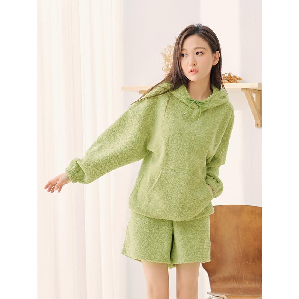 玩轉百tee.KITTY環島台灣刺繡羊羔毛連帽上衣