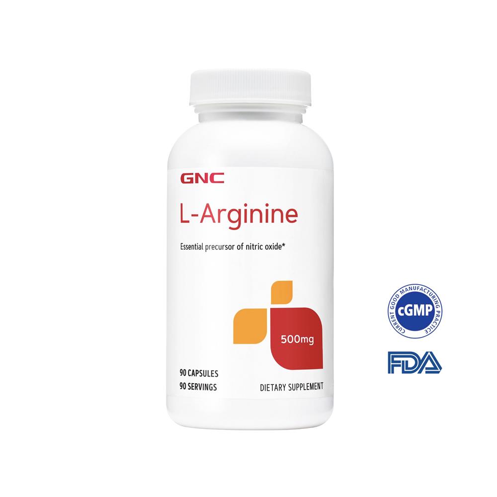 健安喜 左旋精胺酸500mg｜GNC L-Arginine 500mg