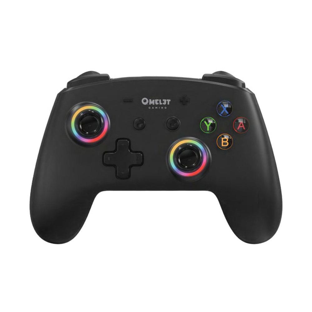 【NS周邊】Omelet Switch Pro+ 無線遊戲控制器《噴射黑》-預計2023年08月發售