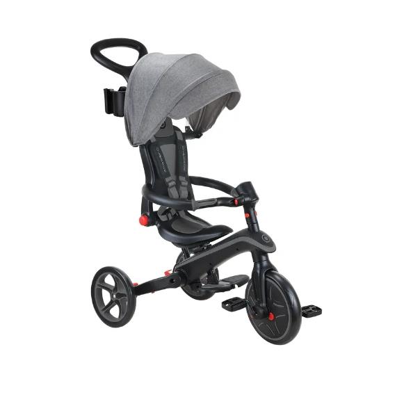 【領券折$399】GLOBBER 4合1 Trike多功能3輪推車折疊版-法國紳士黑