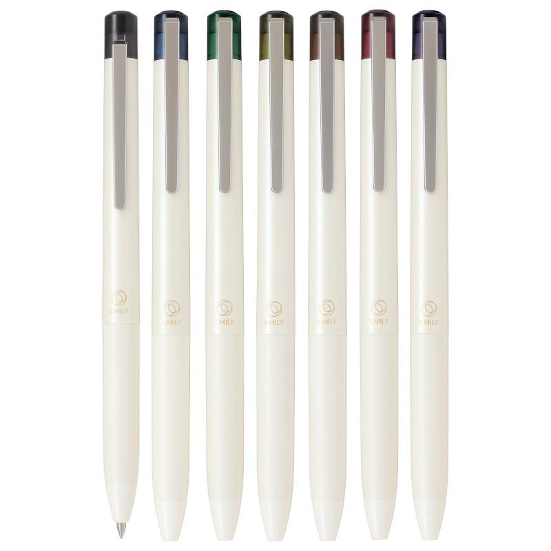 百樂PILOT ILMILY NUANCE BLACK系列鋼珠筆(0.5mm)-意志黑/自由黑藍/寧靜黑綠/迷人黑黃/溫和黑棕/夢想黑紅/靈感黑紫