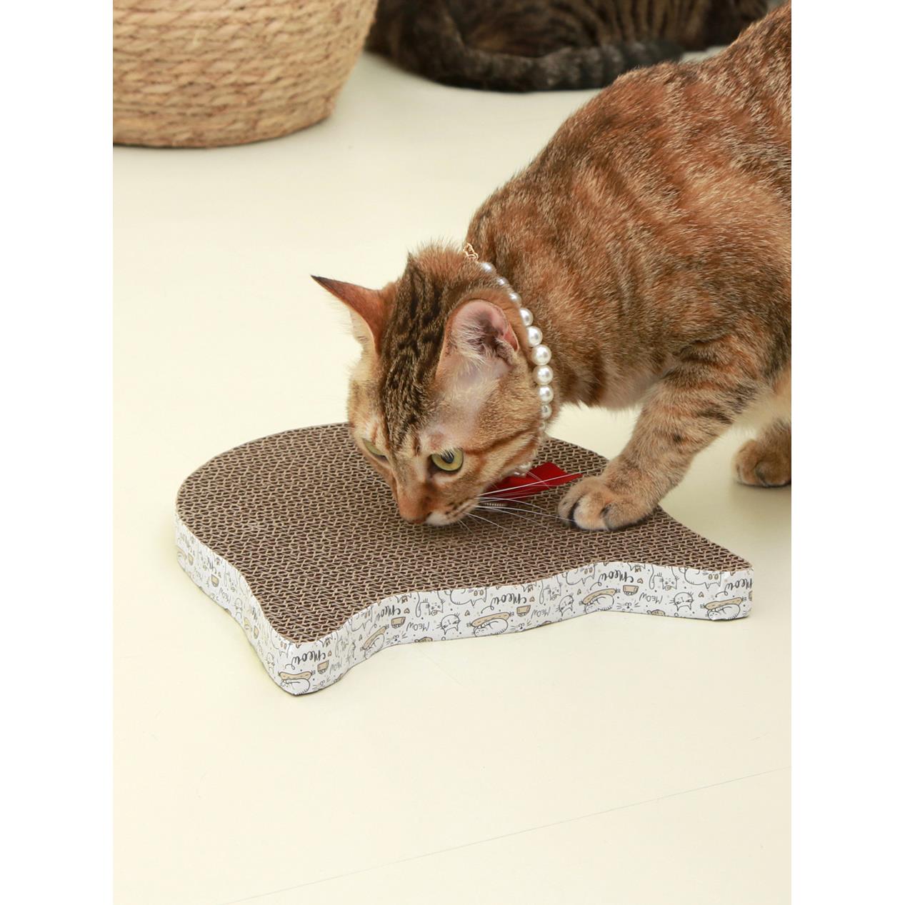 寵物可愛造型瓦楞紙貓抓板