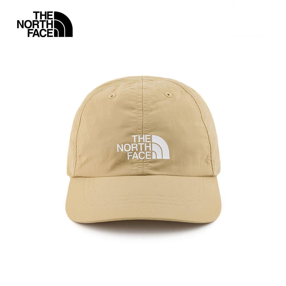 The North Face北面男女款卡其色簡約LOGO休閒運動帽|5FXLLK5