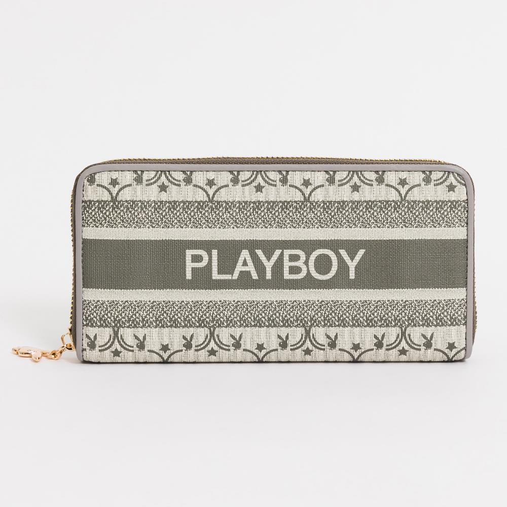 PLAYBOY-Miss bunny系列 ㄇ拉長夾-灰色(531-0311-05-3)