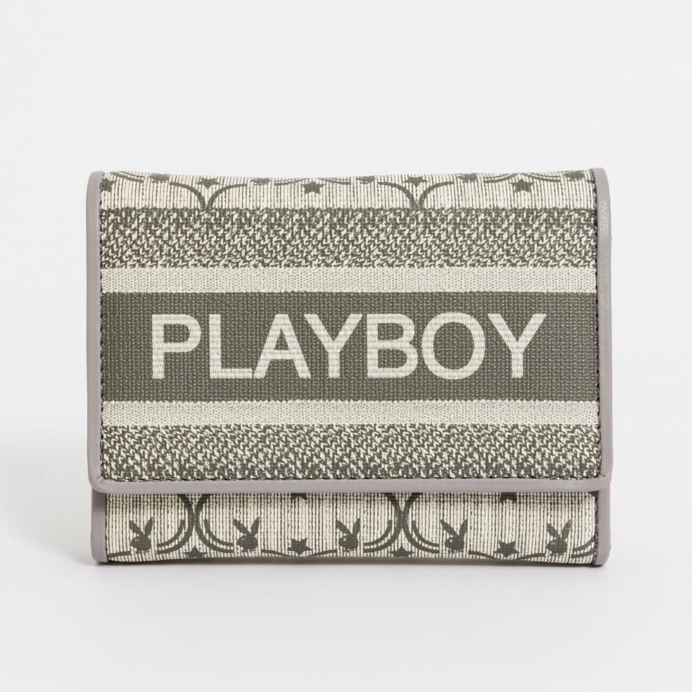PLAYBOY-Miss bunny系列 短夾-灰色(531-0314-05-2)