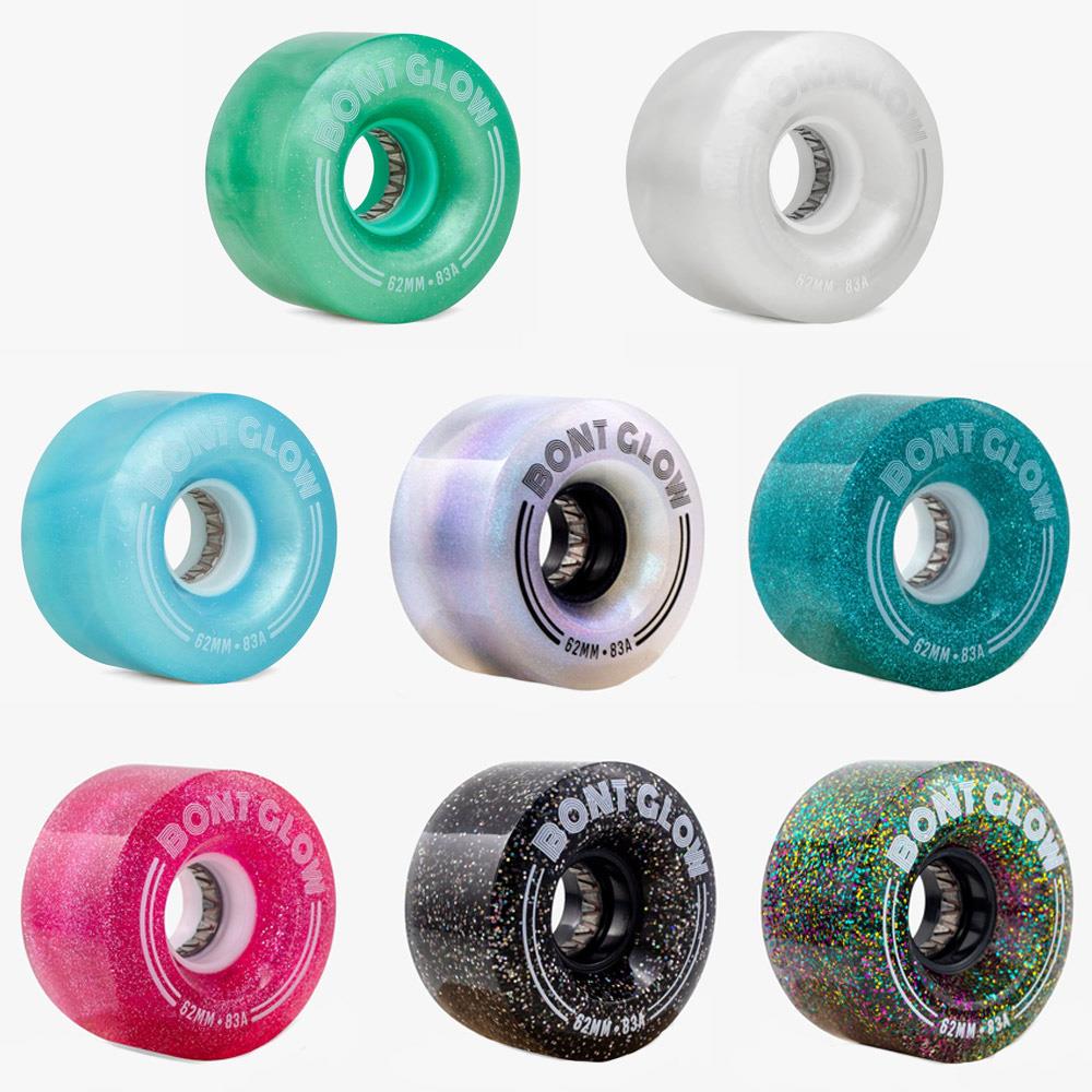 Glow™ Light Up LED Roller Skate Wheels (一組4入)