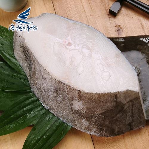 【冷凍店取-海揚鮮物】極品無肚洞大比目魚厚切(480g±10%/片(含冰率35%))