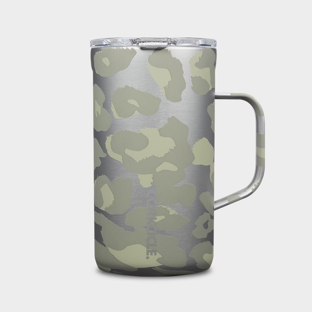 CORKCICLE 三層真空咖啡杯 650ML-灰豹紋