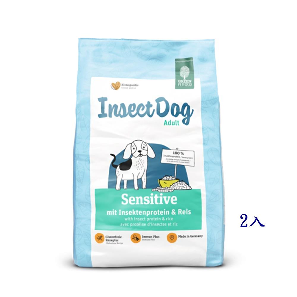 【德國綠自然】昆蟲蛋白 大米成犬飼料2包(900g*2包)