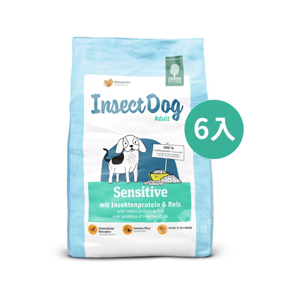 【德國綠自然】昆蟲蛋白 大米成犬飼料6包(900g*6包)