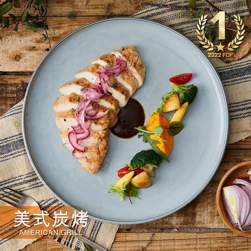 【自組Eat to Fit - 任選優惠組】美式炭烤 180g/包│舒雞胸│美式BBQ醬濃郁入味，西部狂野風格│【野人舒食】原味美食專家