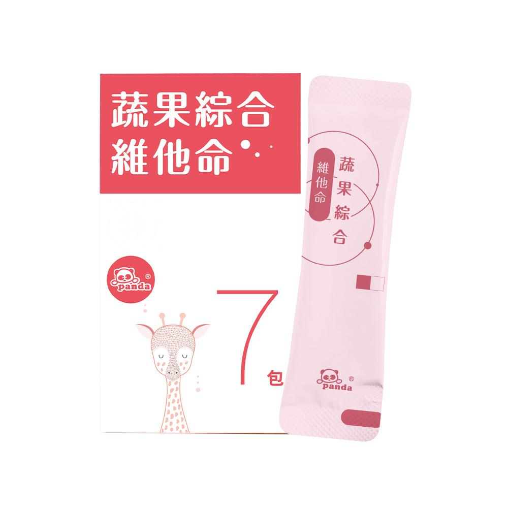 蔬果綜合維他命粉 隨手包(7入)  | 食物型態綜合維生素礦物質 幼童完整綜合營養 嚴選30種彩虹蔬果