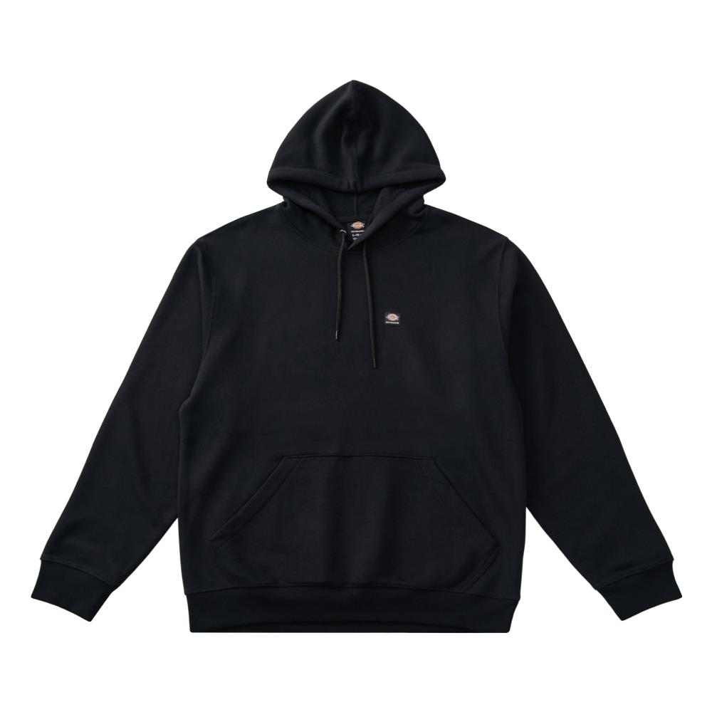 Dickies男款針織黑抓絨胸前經典品牌Logo織標休閒連帽大學T|DK011270D23