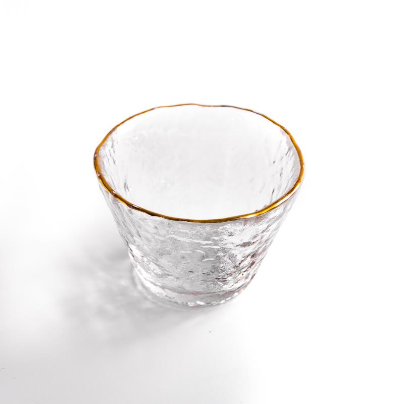 WAGA 金邊錘紋 60ml 玻璃清酒杯│單品