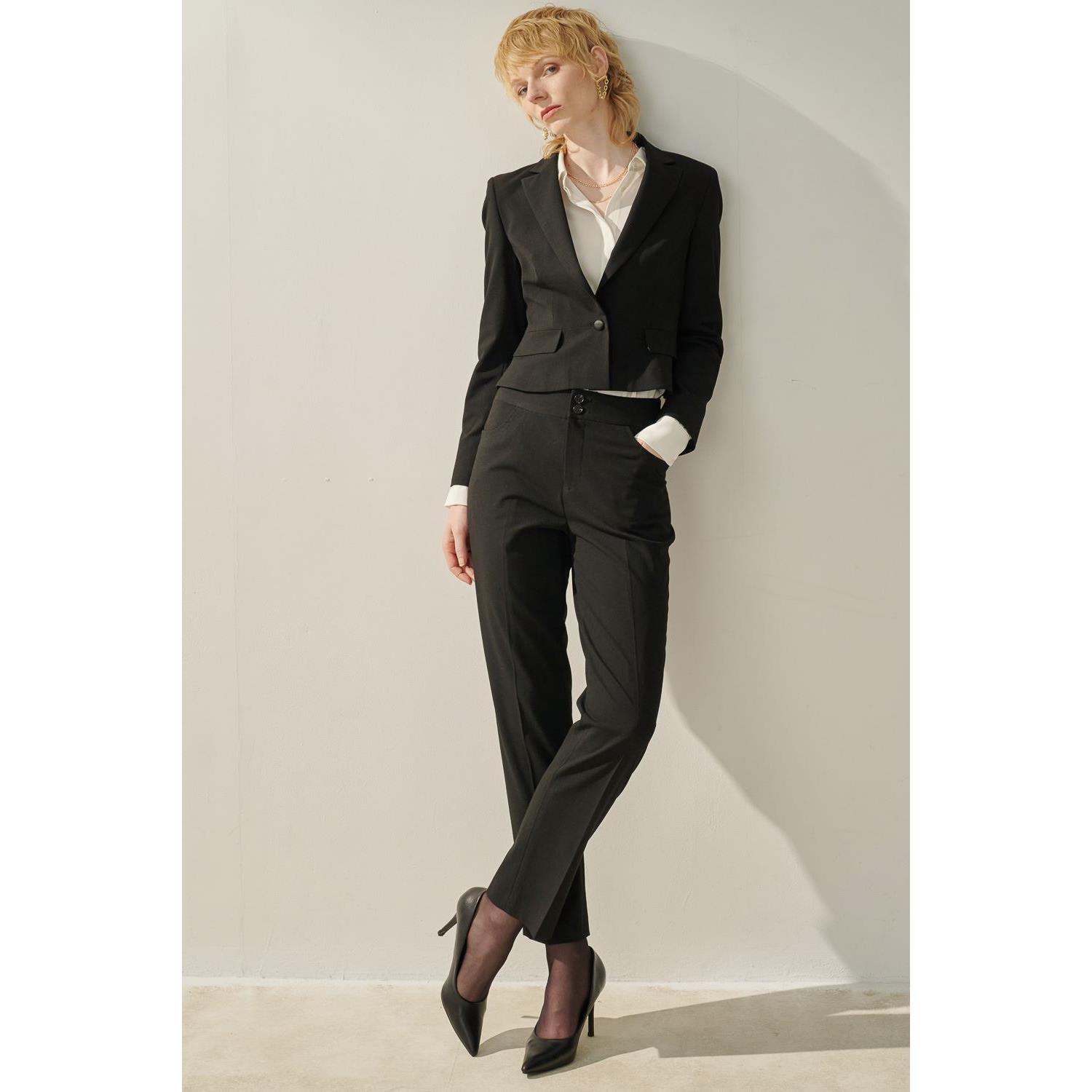 SST&C 黑色西裝褲 | 7262308001 (outlet)