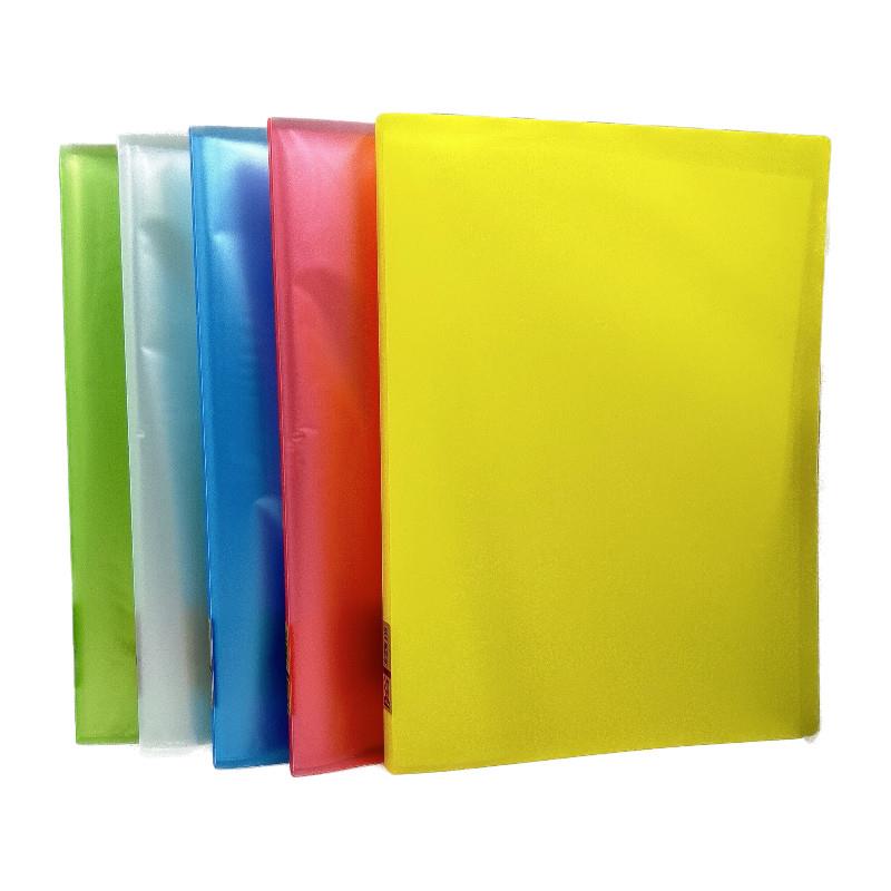 誌揚 PP果凍20張資料夾 A4-藍色/綠色/紅色/黃色/白色