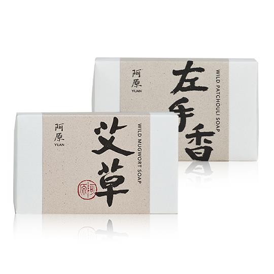 【阿原YUAN】左手香皂115g+艾草皂115g