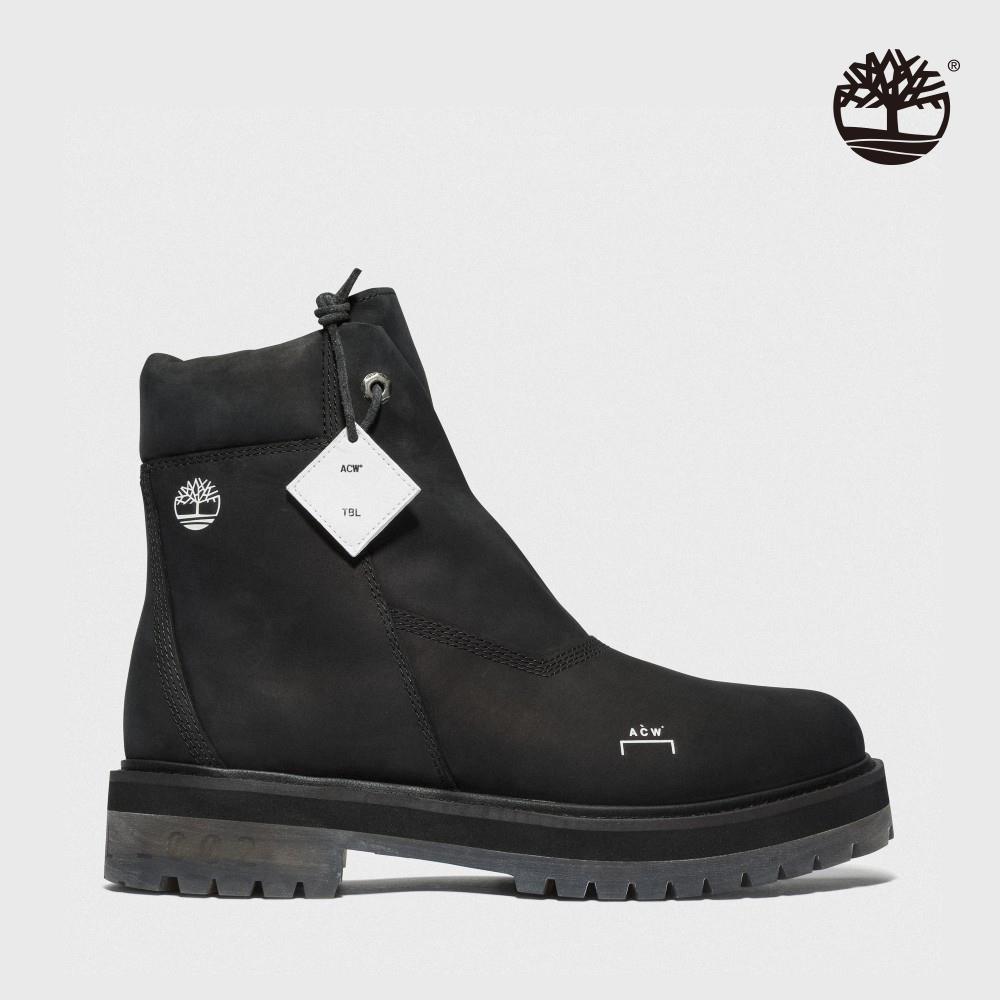 Timberland x A-Cold-Wall* 男款深黑色磨砂革Future73 6吋側拉鍊靴