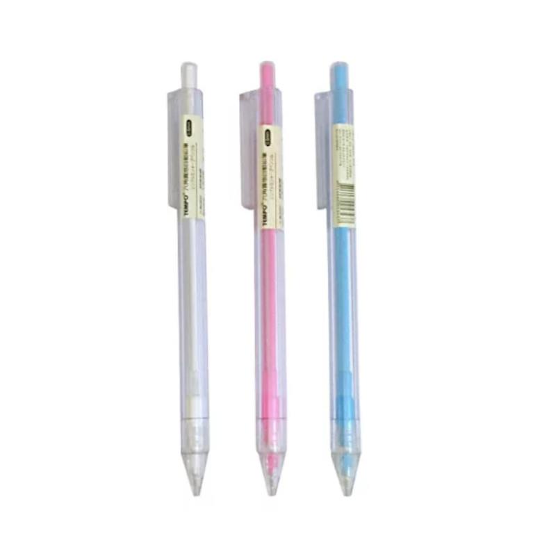 節奏 六角霧桿自動鉛筆 MP-115-粉色/白色/藍色